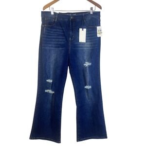 NWT: Wall Flower Jeans Fearless Curvy Super High Rise Junior Size‎ 17/33 (G721)